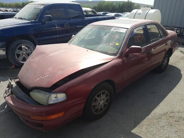 4T1SK13EXRU391675 - 1994 TOYOTA CAMRY XLE RED photo 2