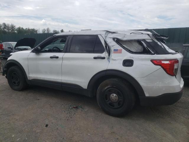 1FM5K8AB3LGC13773 - 2020 FORD EXPLORER POLICE INTERCEPTOR WHITE photo 2