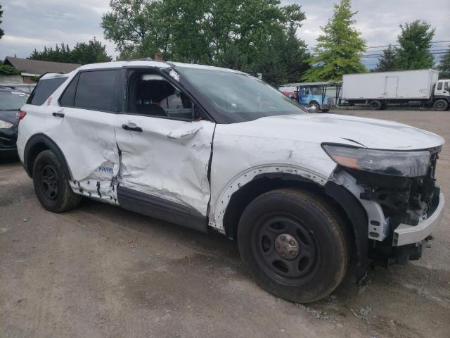 1FM5K8AB3LGC13773 - 2020 FORD EXPLORER POLICE INTERCEPTOR WHITE photo 4
