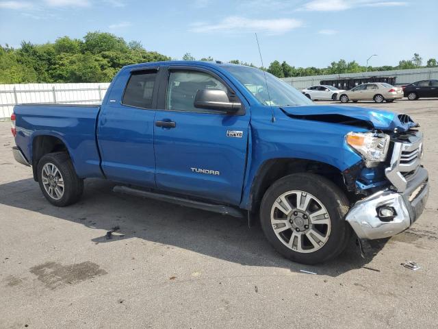 5TFUY5F17GX498559 - 2016 TOYOTA TUNDRA DOUBLE CAB SR/SR5 BLUE photo 4