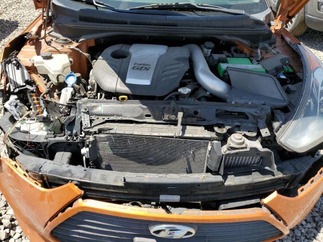 KMHTC6AE7DU114749 - 2013 HYUNDAI VELOSTER TURBO ORANGE photo 11