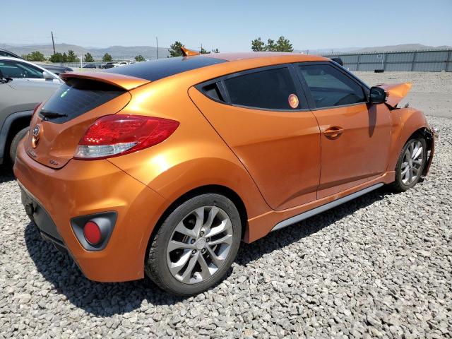 KMHTC6AE7DU114749 - 2013 HYUNDAI VELOSTER TURBO ORANGE photo 3