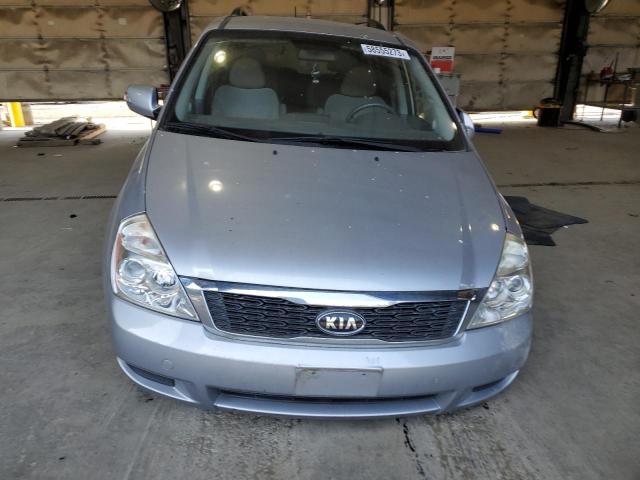 KNDMG4C73B6374678 - 2011 KIA SEDONA LX SILVER photo 5