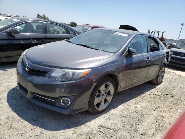 4T1BK1FKXCU017334 - 2012 TOYOTA CAMRY SE GRAY photo 1