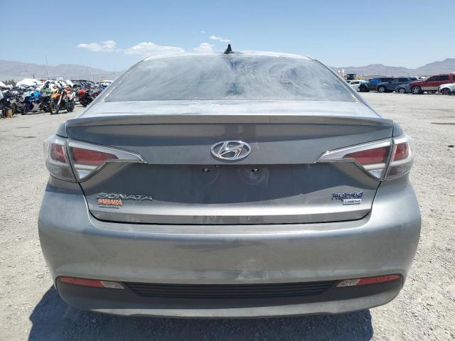 KMHE34L13HA056475 - 2017 HYUNDAI SONATA HYBRID GRAY photo 6