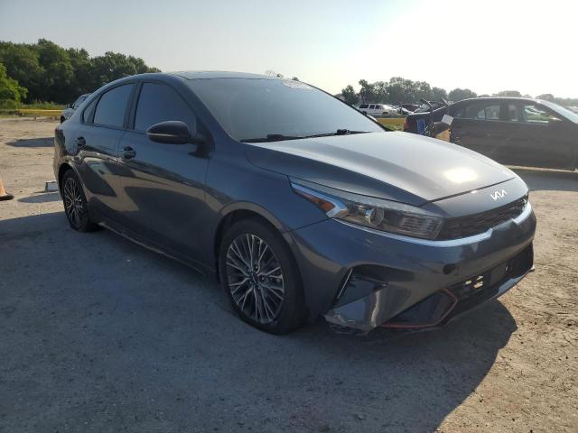 3KPF54AD1NE489706 - 2022 KIA FORTE GT LINE GRAY photo 4