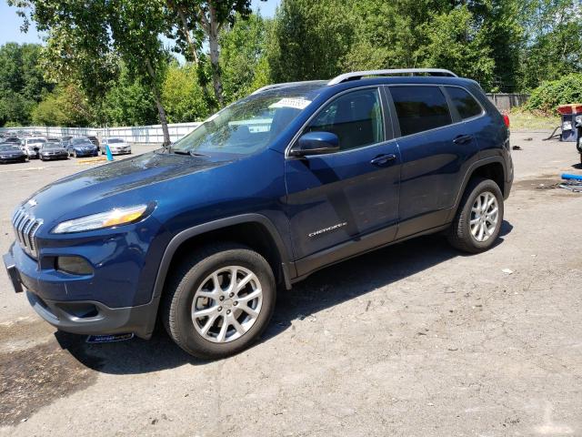 1C4PJMLX8JD602053 - 2018 JEEP CHEROKEE LATITUDE PLUS BLUE photo 1