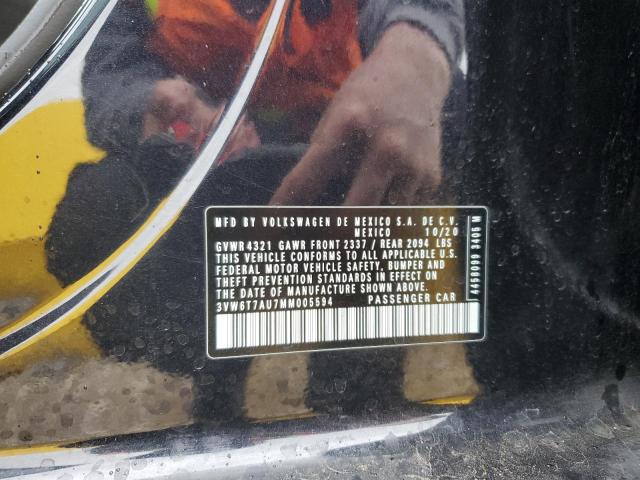 3VW6T7AU7MM005594 - 2021 VOLKSWAGEN GTI S Qara foto 12