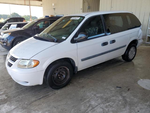 1D4GP21R25B154744 - 2005 DODGE CARAVAN C/V WHITE photo 1