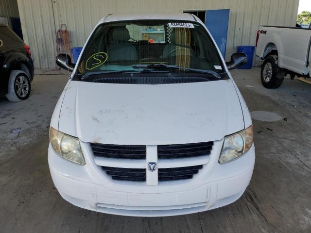 1D4GP21R25B154744 - 2005 DODGE CARAVAN C/V WHITE photo 5