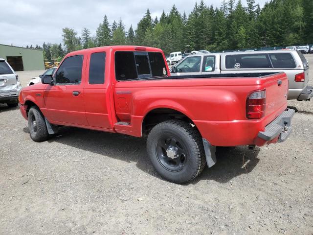 1FTZR45U92PA28163 - 2002 FORD RANGER SUPER CAB RED photo 2