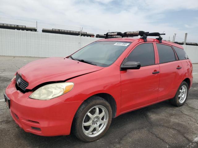 2T1KR32E33C152311 - 2003 TOYOTA COROLLA MA XR RED photo 1