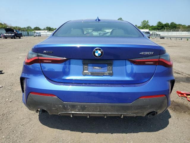 WBA73AP00MCF87841 - 2021 BMW 430XI BLUE photo 6