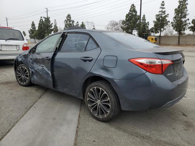 2T1BURHEXEC058406 - 2014 TOYOTA COROLLA L BLUE photo 2