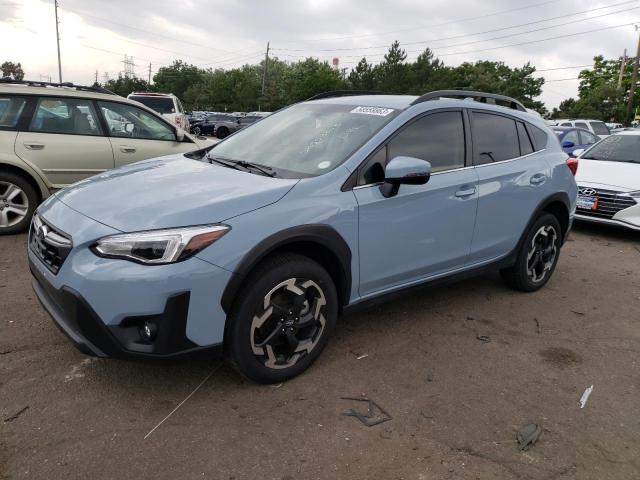 JF2GTHMC1M8675826 - 2021 SUBARU CROSSTREK LIMITED BLUE photo 1