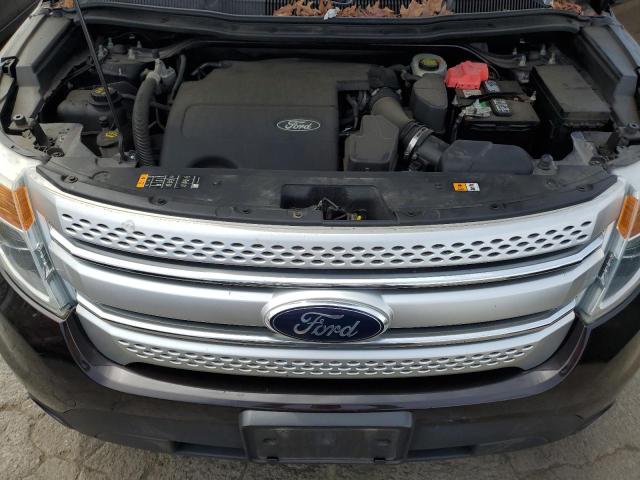 1FM5K8D85DGB83077 - 2013 FORD EXPLORER XLT BLACK photo 11