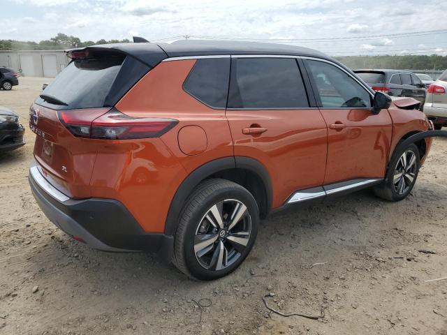 JN8AT3CA9MW025293 - 2021 NISSAN ROGUE SL ORANGE photo 3