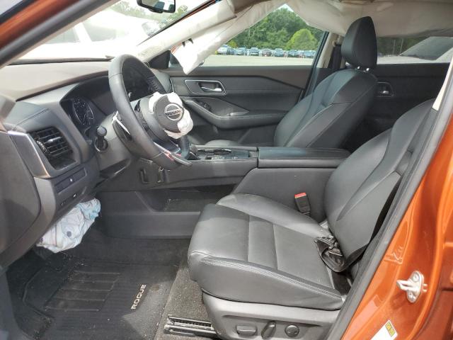 JN8AT3CA9MW025293 - 2021 NISSAN ROGUE SL ORANGE photo 7