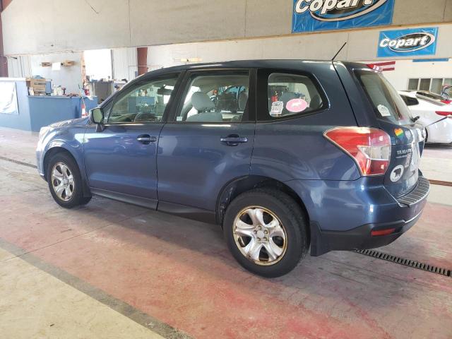 JF2SJAAC8EH424086 - 2014 SUBARU FORESTER 2.5I BLUE photo 2