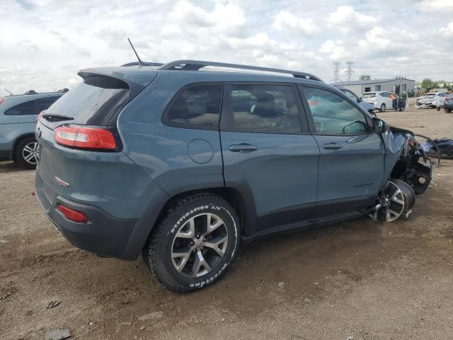 1C4PJMBB1FW630715 - 2015 JEEP CHEROKEE TRAILHAWK GRAY photo 3