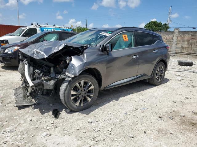 5N1AZ2MH2HN198385 - 2017 NISSAN MURANO S SILVER photo 1