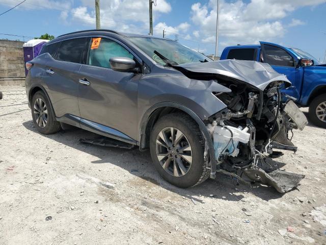 5N1AZ2MH2HN198385 - 2017 NISSAN MURANO S SILVER photo 4