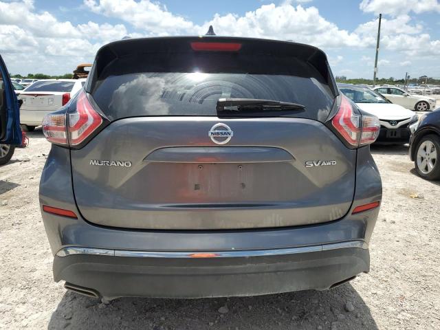 5N1AZ2MH2HN198385 - 2017 NISSAN MURANO S SILVER photo 6