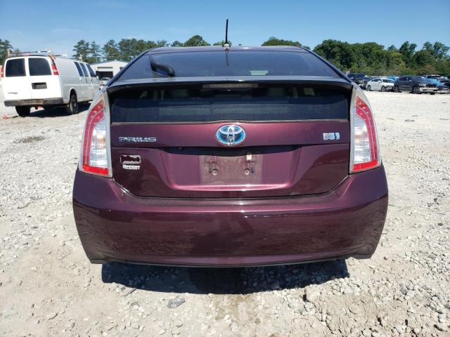 JTDKN3DU9D5615972 - 2013 TOYOTA PRIUS PURPLE photo 6