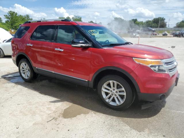 1FMHK8D85CGA83153 - 2012 FORD EXPLORER XLT BURGUNDY photo 4