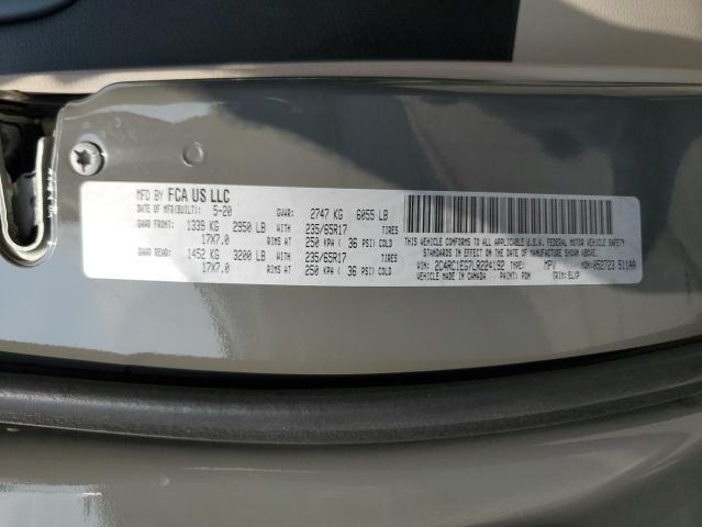 2C4RC1EG7LR224192 - 2020 CHRYSLER PACIFICA TOURING L PLUS GRAY photo 13