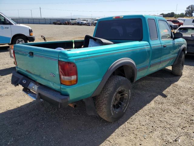 1FTDR15X4PPA28551 - 1993 FORD RANGER SUPER CAB GREEN photo 3