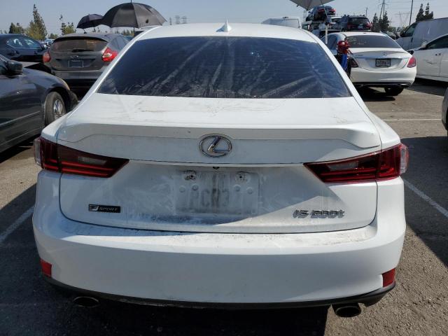 JTHBA1D23G5022223 - 2016 LEXUS IS 200T WHITE photo 6