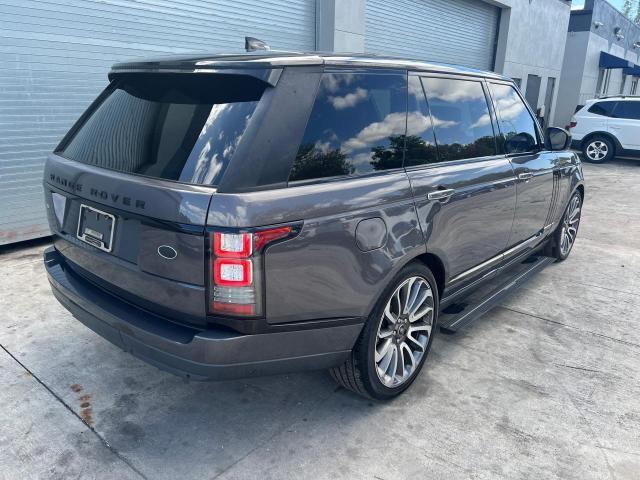 SALGV5FEXHA353019 - 2017 LAND ROVER RANGE ROVE AUTOBIOGRAPHY GRAY photo 3