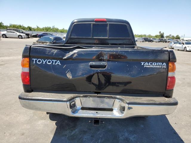 5TEGN92N12Z104710 - 2002 TOYOTA TACOMA DOUBLE CAB PRERUNNER BLACK photo 6