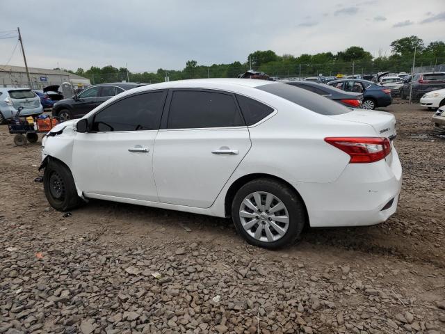 3N1AB7AP0KY362389 - 2019 NISSAN SENTRA S 白色 照片 2