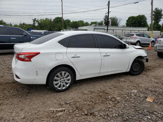 3N1AB7AP0KY362389 - 2019 NISSAN SENTRA S 白色 照片 3