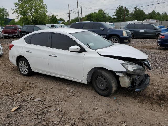 3N1AB7AP0KY362389 - 2019 NISSAN SENTRA S 白色 照片 4