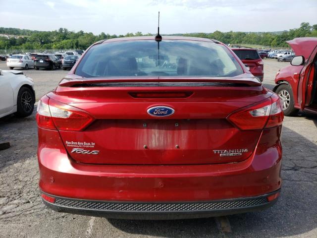 1FADP3J20DL370115 - 2013 FORD FOCUS TITANIUM RED photo 6