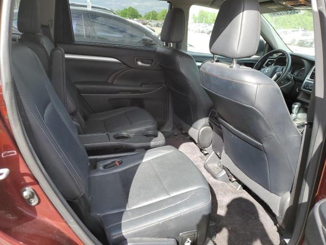 5TDKKRFH3FS096216 - 2015 TOYOTA HIGHLANDER XLE PURPLE photo 10