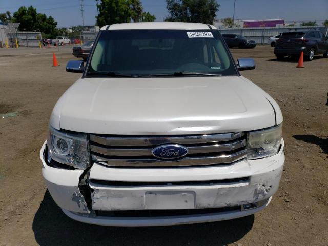 2FMGK5DC9BBD06816 - 2011 FORD FLEX LIMITED WHITE photo 5