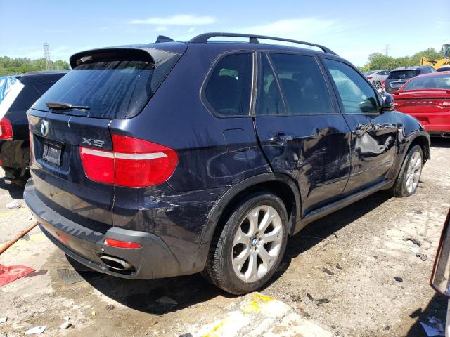 5UXFE83539L308663 - 2009 BMW X5 XDRIVE48I BLUE photo 3