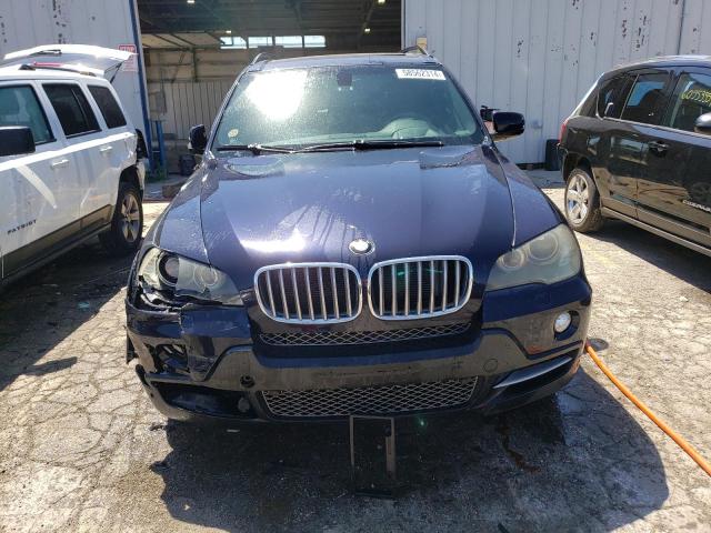 5UXFE83539L308663 - 2009 BMW X5 XDRIVE48I BLUE photo 5