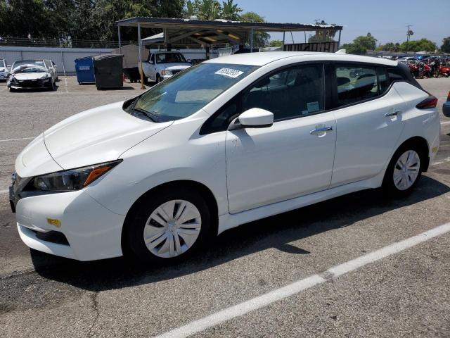 1N4AZ1BV8NC557887 - 2022 NISSAN LEAF S WHITE photo 1