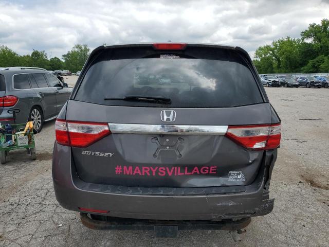 5FNRL5H65DB061405 - 2013 HONDA ODYSSEY EXL ნაცრისფერი ფოტო 6