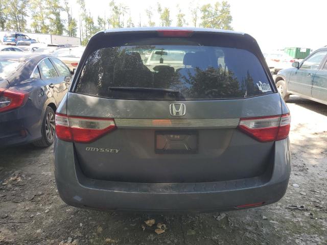 5FNRL5H40BB090936 - 2011 HONDA ODYSSEY EX GRAY photo 6