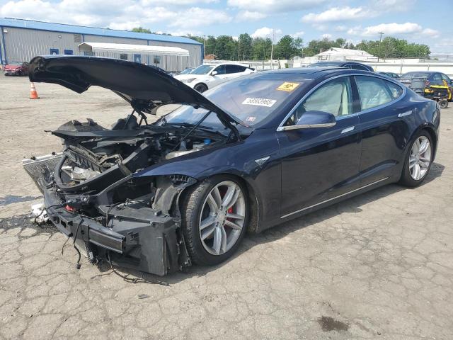 5YJSA1H20EFP63324 - 2014 TESLA MODEL S BLUE photo 1