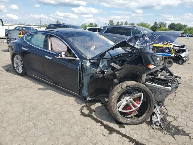 5YJSA1H20EFP63324 - 2014 TESLA MODEL S BLUE photo 4