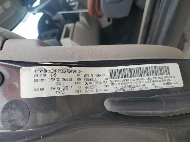 1J8HG58N56C125054 - 2006 JEEP COMMANDER LIMITED CHARCOAL photo 13