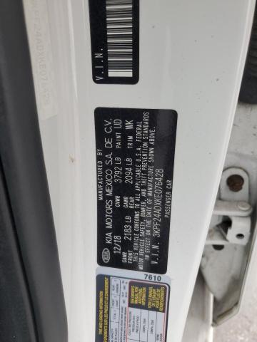 3KPF24ADXKE076428 - 2019 KIA FORTE FE 白色 照片 12