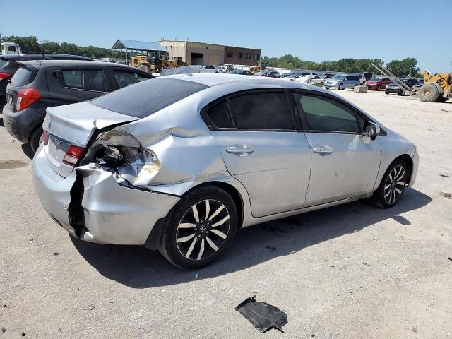 19XFB2F93EE217482 - 2014 HONDA CIVIC EXL ნაცრისფერი ფოტო 3